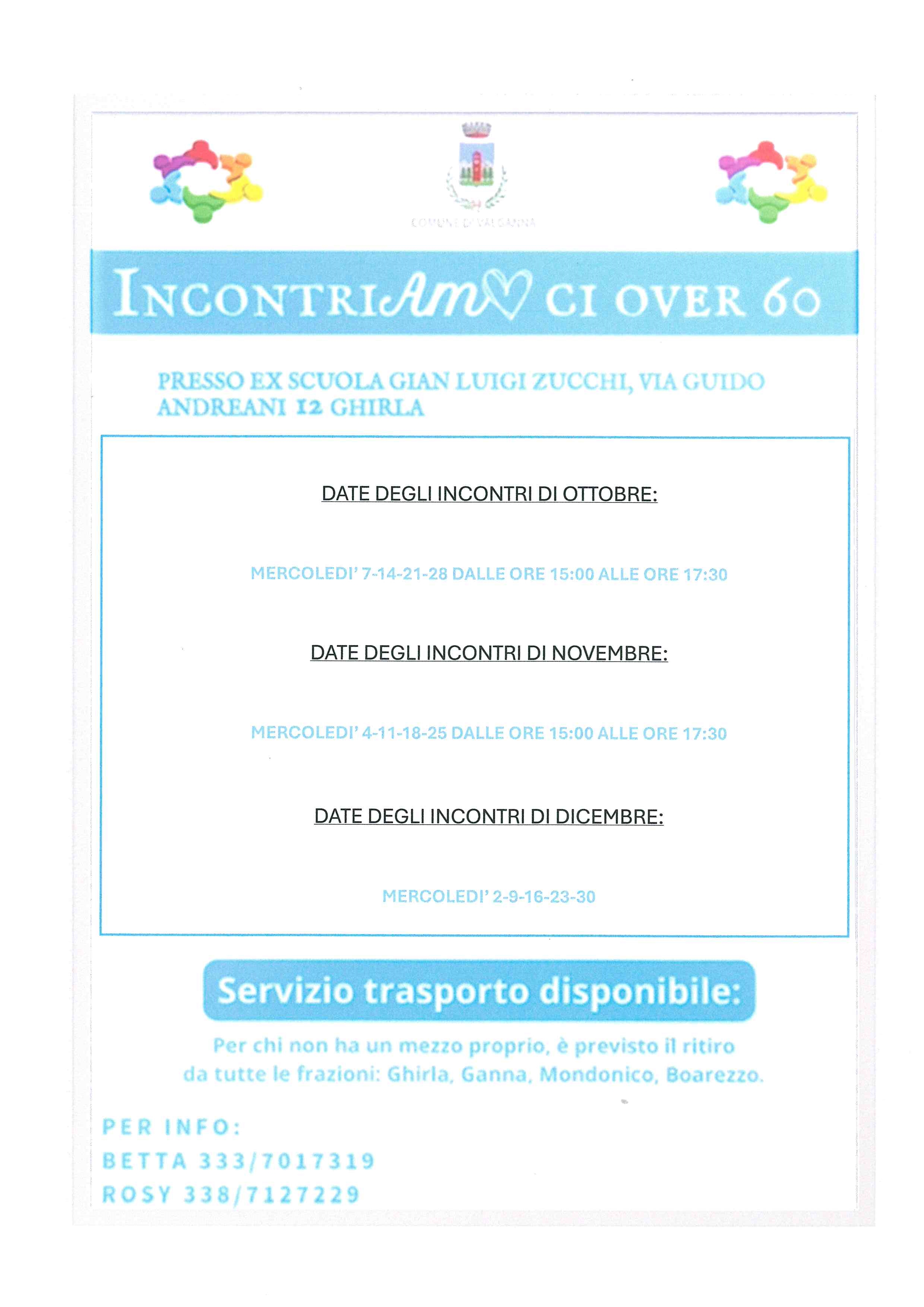 Incontriamoci over 60